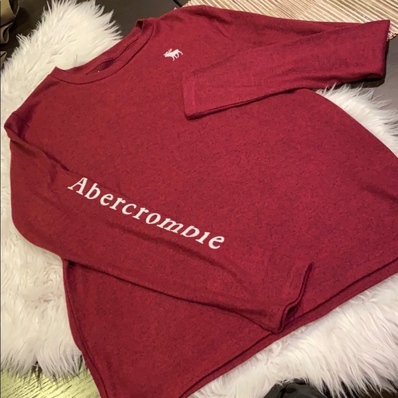 abercrombie kids Other - A&F Kids Long Sleeve Burgundy Shirt